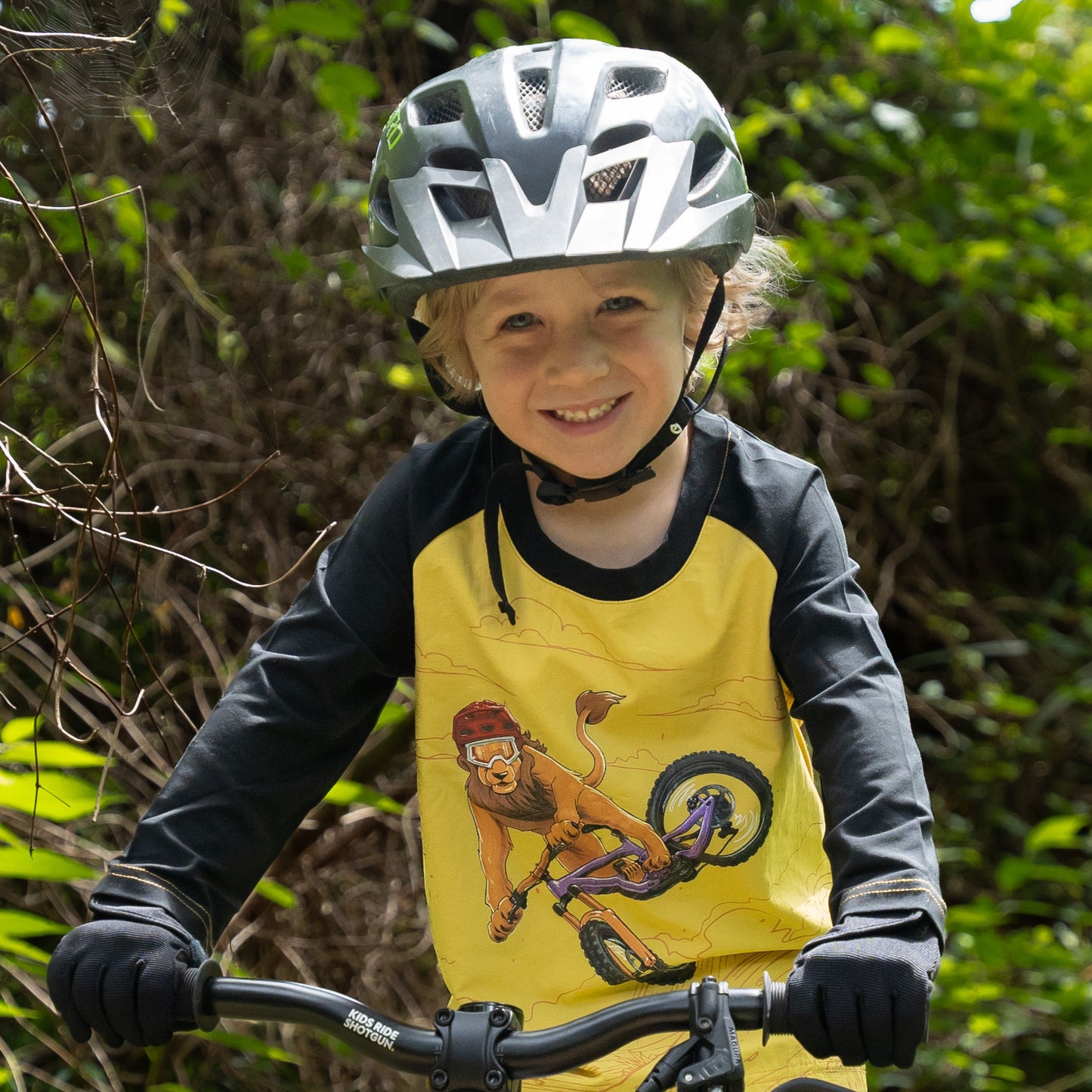 LOOSE LION WINDDICHTES MTB-JERSEY FÜR KINDER