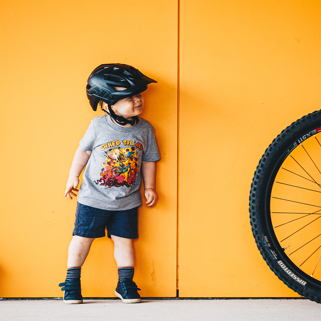 SHRED TIL BED DIALLED DINO KINDER-T-SHIRT