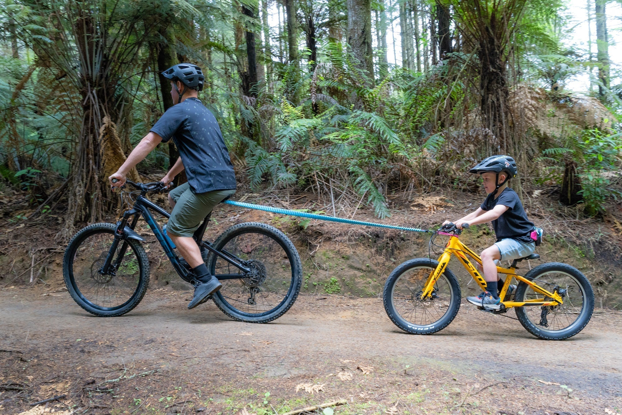 Kaufe Tragbares Fahrrad-Abschleppseil, elastisch, kompakt, leicht zu  tragen, Eltern-Kind-Mountainbike-Abenteuer