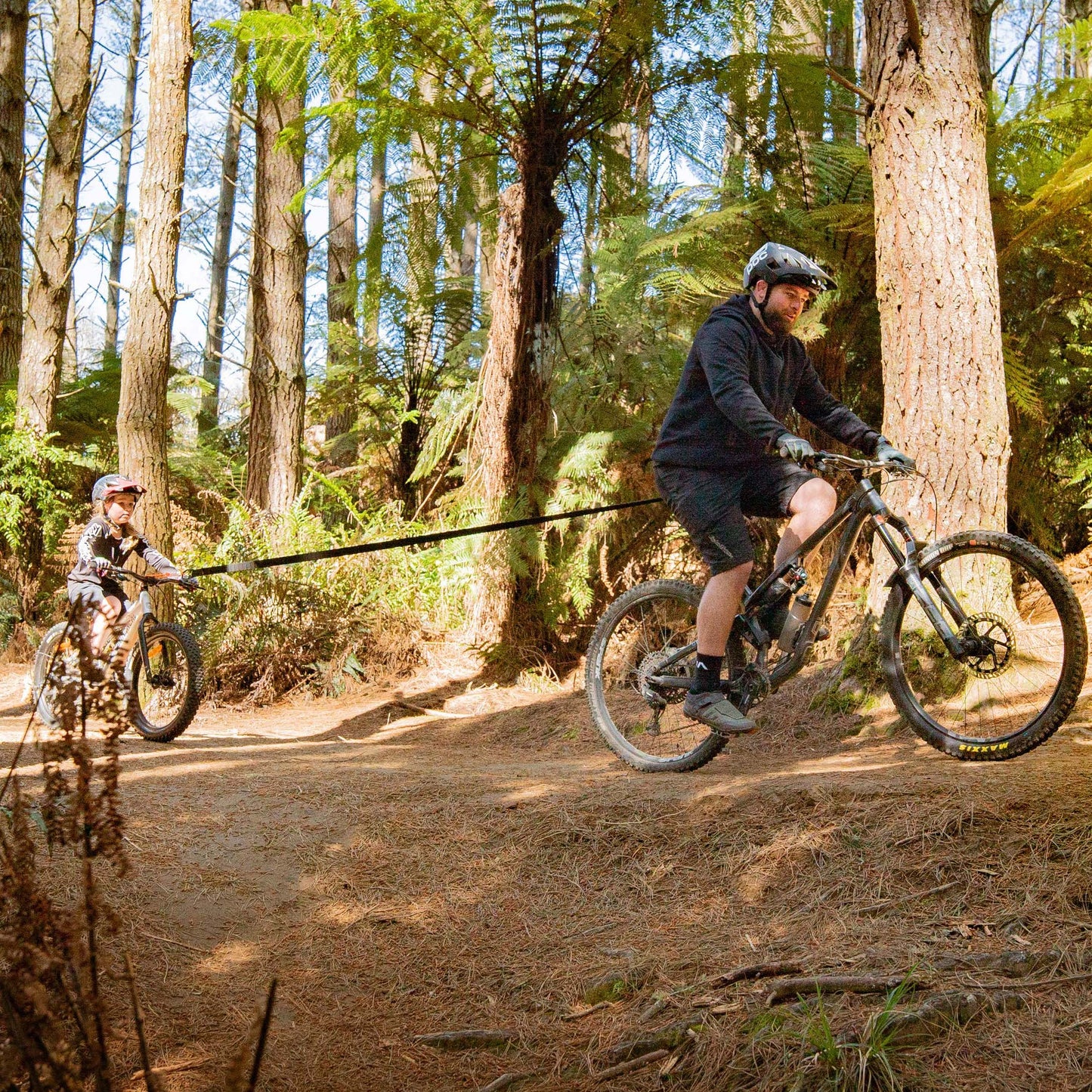 abschleppseil für mountainbikes QUICK FIT MTB-ABSCHLEPPSEIL – Kids Ride Shotgun DE