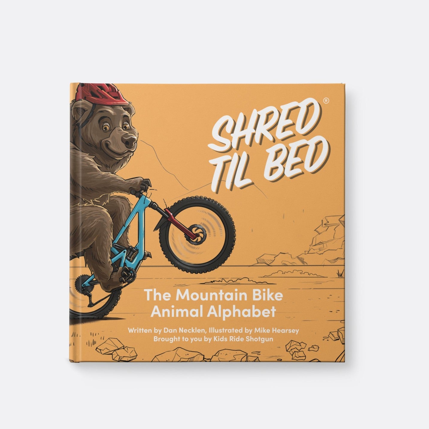 SHRED TIL BED DAS MTB-TIERALPHABET – Kids Ride Shotgun DE